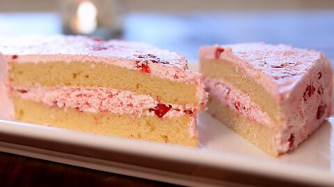 Strawberry Cake | Cake From Scratch | Beat Batter Bake With Priyanka