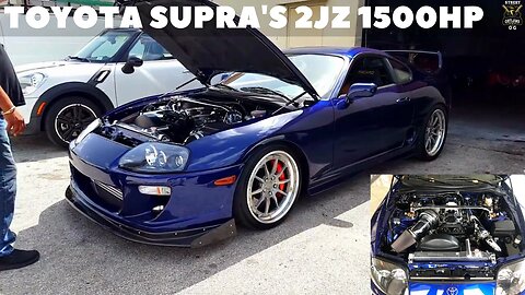 Toyota Supra's 2JZ 1500HP | Insane Loud😮 | Supra's Drag Race | FULL Carbon Fibre Supra😎