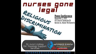 Informed Dissent - Nurses sue Kaiser Press Conference - Researcher Dr. Junci Lindsay