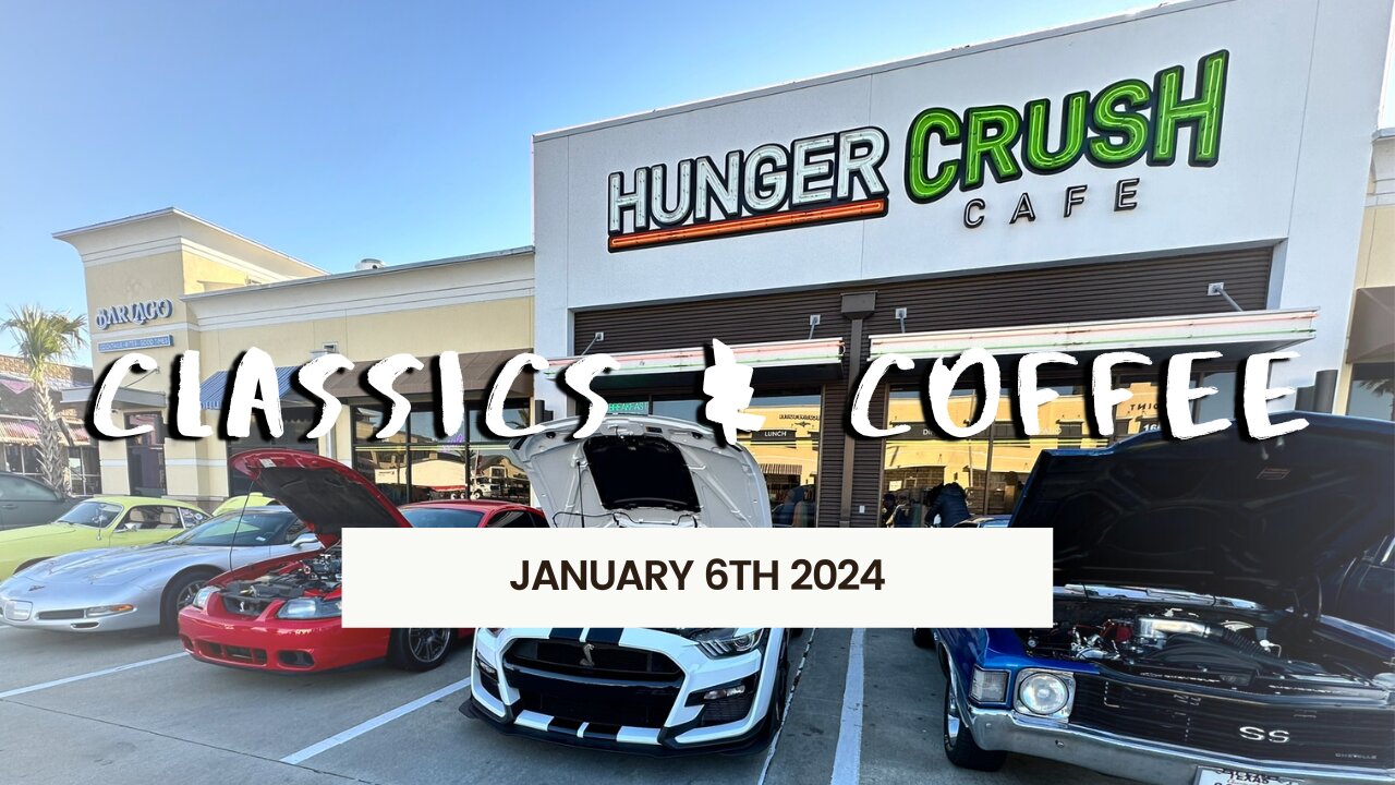 CLASSICS & COFFEE CAR MEET Montgomery Texas January 2024