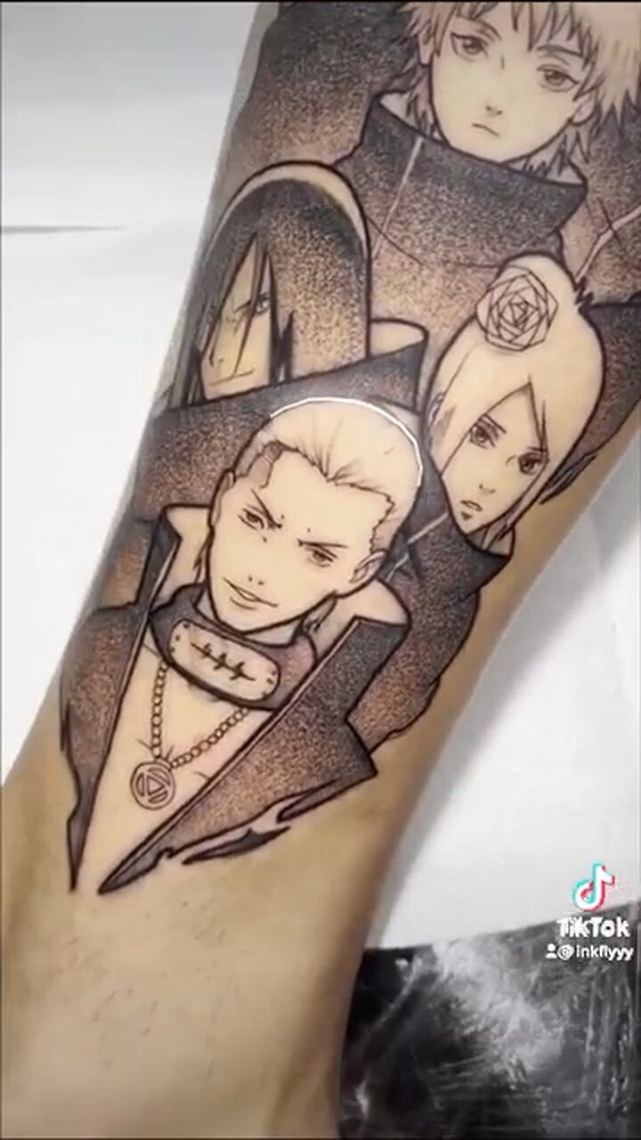 tatuagem do símbolo da akatsuki｜TikTok Search