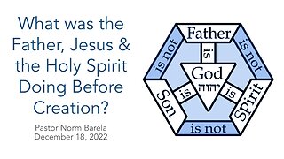 What Was The Father, Jesus & The Holy Spirit Doing Before Creation?