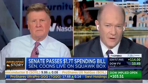 Democrat Senator Chris Coons Admits He Doesn’t Know What’s In the $1.7 Trillion Omnibus Bill