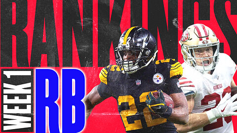 2023 Fantasy Football RANKINGS - TOP 30 Running Backs for Week 1