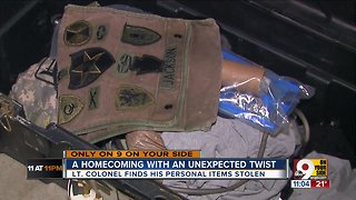 Soldier's keepsakes stolen from mother's home