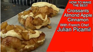 How to make Croissants, Caramelised Apple / Almond / Cinnamon, with French Chef Julian Picamil.