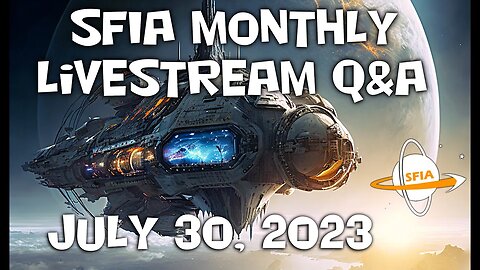 SFIA Monthly Livestream: Sunday, July 30, 2023 4pm EST