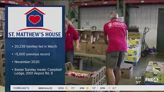 St. Matthews House feeds families for Easter