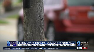 Neighbors concerned about car break-ins in Perry Hall