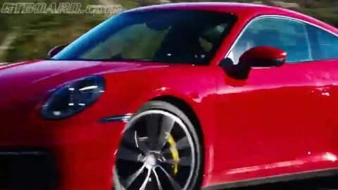 21 m Gorgeous 992! Porsche Carrera 911 4S Guards Red 992 generation on country roads and racetrack