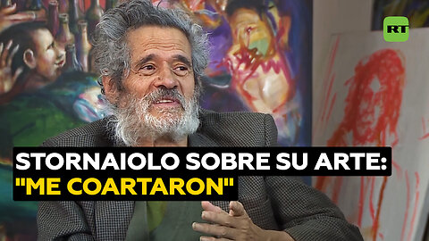 Luigi Stornaiolo y la lucha contra su discapacidad para seguir creando arte