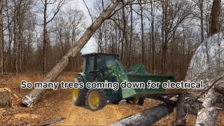 Clearing entry 3 #debtfreejourney #keepingitdutch #daveramsey #armsfamlyhomestead #timber #clearing