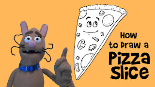 How to Draw a Pizza Slice