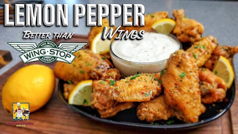 Easy Lemon Pepper Wings Recipe | Wingstop Copycat