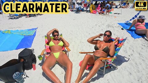 FLIRTY HOT BABES 4K (CLEARWATER BEACH FLORIDA)(PLEASE LIKE SHARE COMMENT AND SUBSCRIBE TO MY CHANNEL FOR WEEKLY CASH DRAWINGS GIVEAWAY$$$)