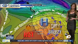 10News Pinpoint Weather with Meteorologist Megan Parry