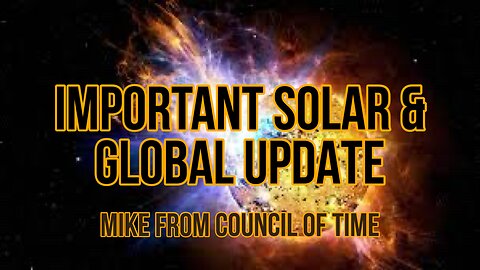 Mike From COT Important Solar And Global Update 3/29/24