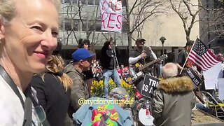 Trump Courthouse Rally: The Anti-Trump Side of the Park