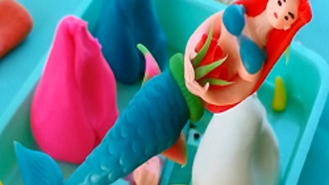 How to make a play doh Mermaid