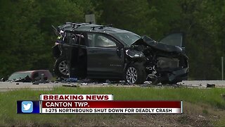 Canton Twp. man killed in crash on I-275 near Ford Rd.; highway closed