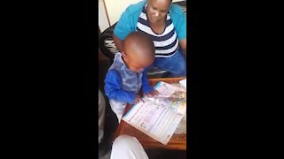 SOUTH AFRICA - Pretoria - 2 year-old genius Omphile Tshai (videos) (zDp)