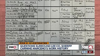 Questions surface surrounding Sheriff Marceno's qualifications