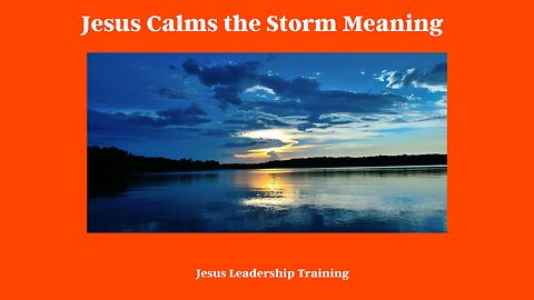 Jesus Calms the Storm Meaning (2023) ✝️ Jesus 🤲 Calms 🌊 the Storm 🕊 Meaning