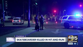 Police identify skateboarder killed in Phoenix hit-and-run crash