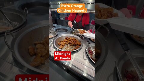 Midnight, Panda Express Orange Chicken Crave - Extra Scoops when they see you Making a Video!