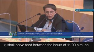 Alina Alonso talks about reopening schools