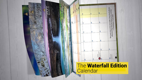 12 MONTH BIBLICAL CALENDAR 2022 (Waterfall Edition – Volume 1)