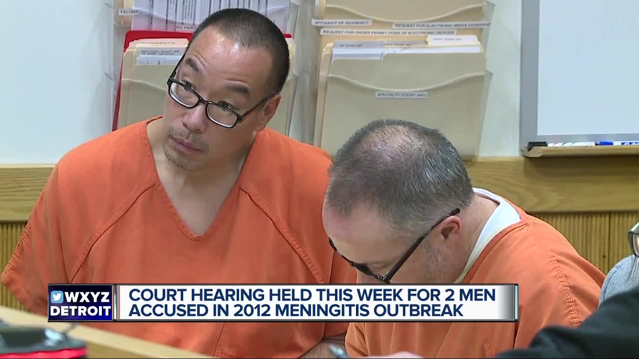 2 men accused in 2012 meningitis outbreak face Michigan court hearing