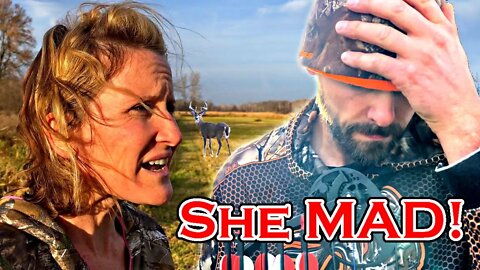 My Wife is PISSED | No Whitetail Deer Yet