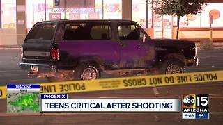 Teens in critical condition after Phoenix shooting