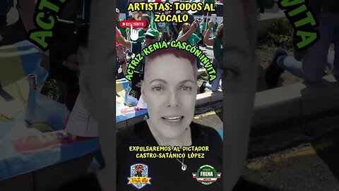 🔔 CONVOCATORIA A TODOS LOS ARTISTAS: KENIA GASCÓN, ACTRIZ, PIDE SU APOYO PARA SALVAR A MÉXICO