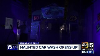 Boo! Haunted car wash opens in north Phoenix