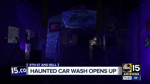 Boo! Haunted car wash opens in north Phoenix