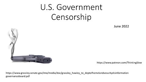 Censorship disguised as limiting disinformation