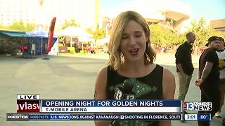 Fans line gold carpet ahead of home opener