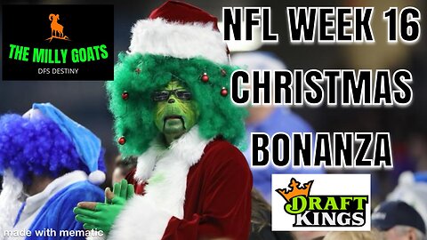 NFL Week 16 Christmas Preview, Bills are Hot, Cowboys Win? - DFS Destiny