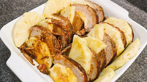 Pork tenderloin and pineapple! A dinner you don't expect
