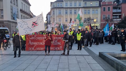 MONTAGSSPAZIERGANG + KFZ Landwirtschaft und Gewerbe - BAUTZEN, 18 03 2024, 163. MAHNWACHE 🕊