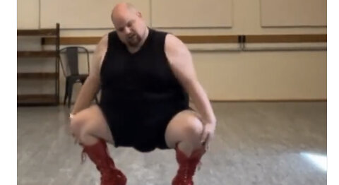 John Fetterman was caught dancing in red high heels