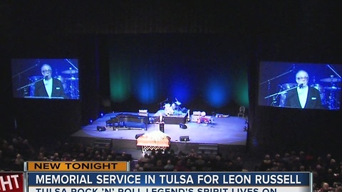 Leon Russell Memorial Service in Tulsa