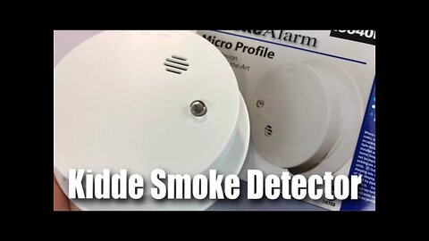 Kidde Fire Sentry Battery-Operated Ionization Sensor Compact Smoke Alarm