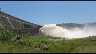 SOUTH AFRICA - Durban - Hazelmere Dam water release (Video) (L3T)