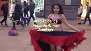 Arabian dance at Plaza de Armas