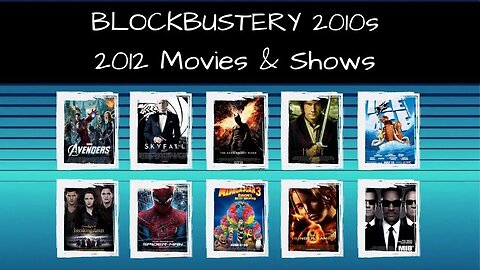 Blockbustery 2010s! 2012 Movies and Shows Livestream Discussion