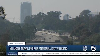 Millions traveling for Memorial Day weekend