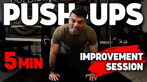 5-Minute Pushup IMPROVEMENT Session | Follow Me